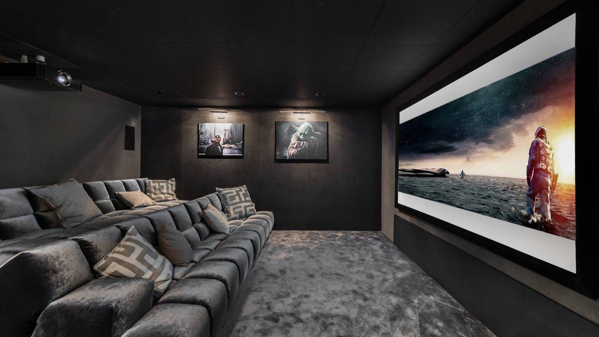 exclusive cinema room