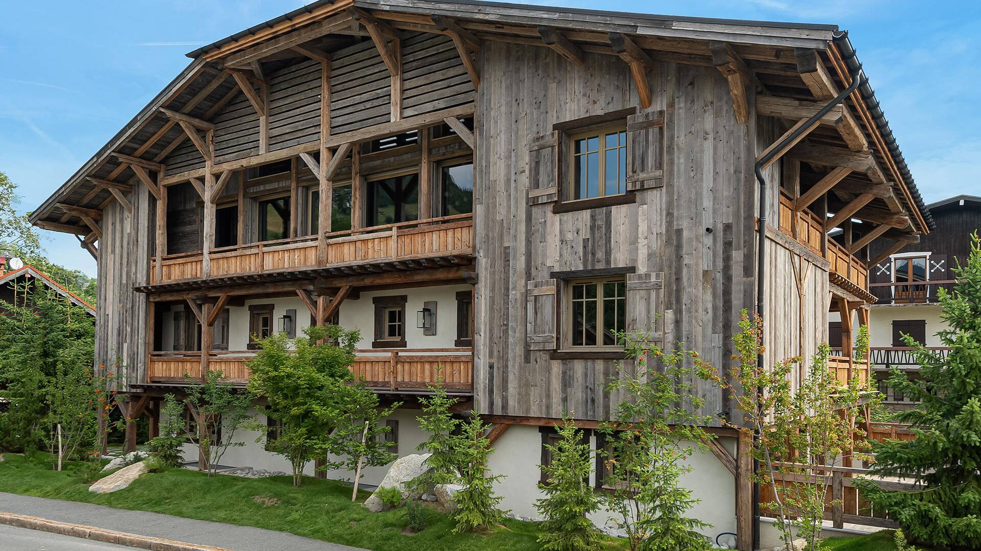 luxury ski resort Chalet Cyprès for rent in Megève, French Alps