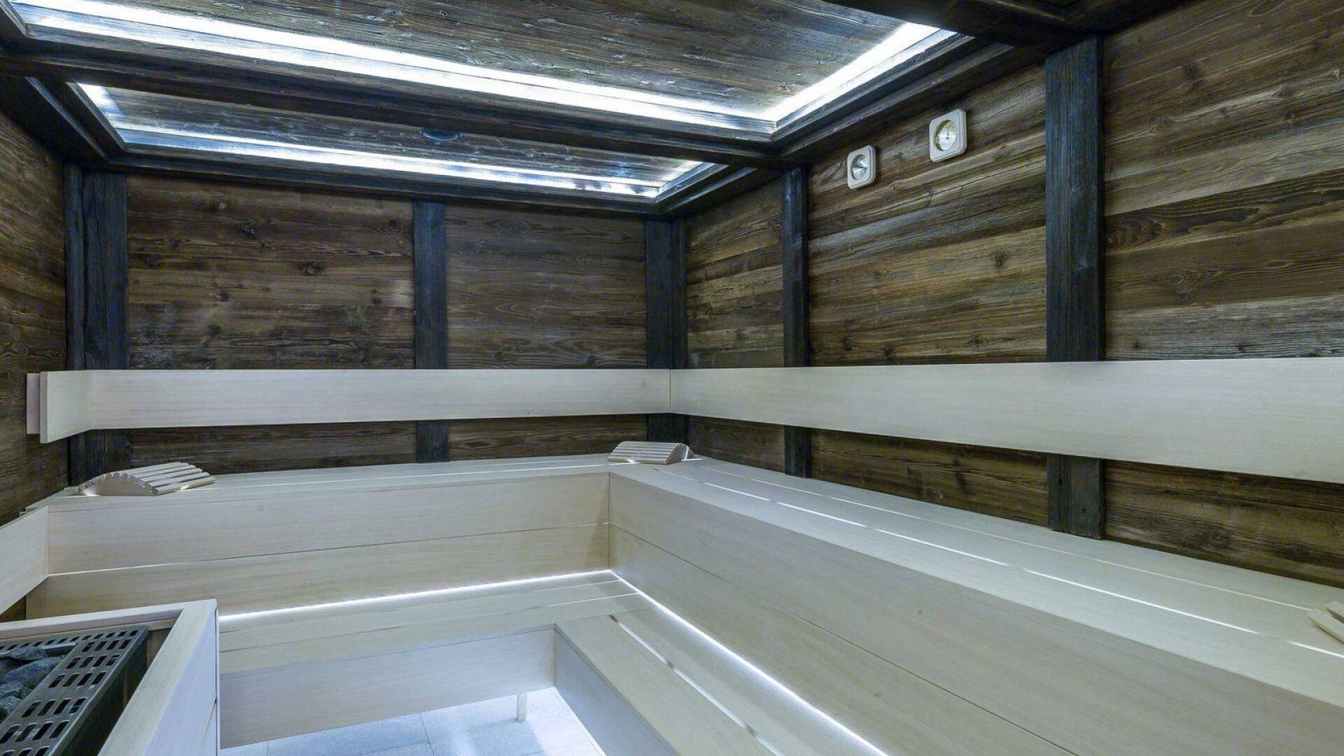 wellness area with sauna