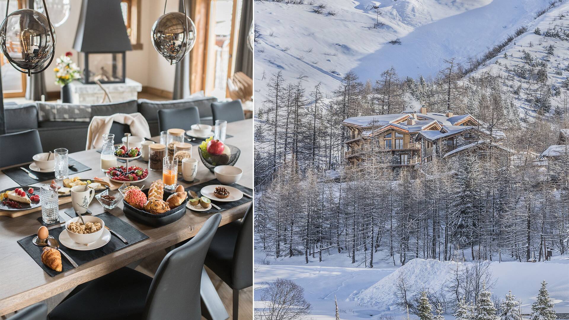 luxury alpine retreat Chalet Acacia for rent in the French Alps