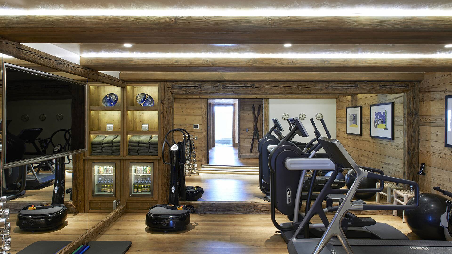 fully equipped private gym