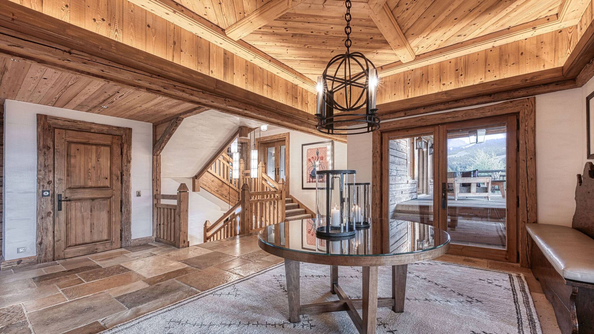 top luxury alpine retreat Chalet Bois du Roi for rent in Megève, France