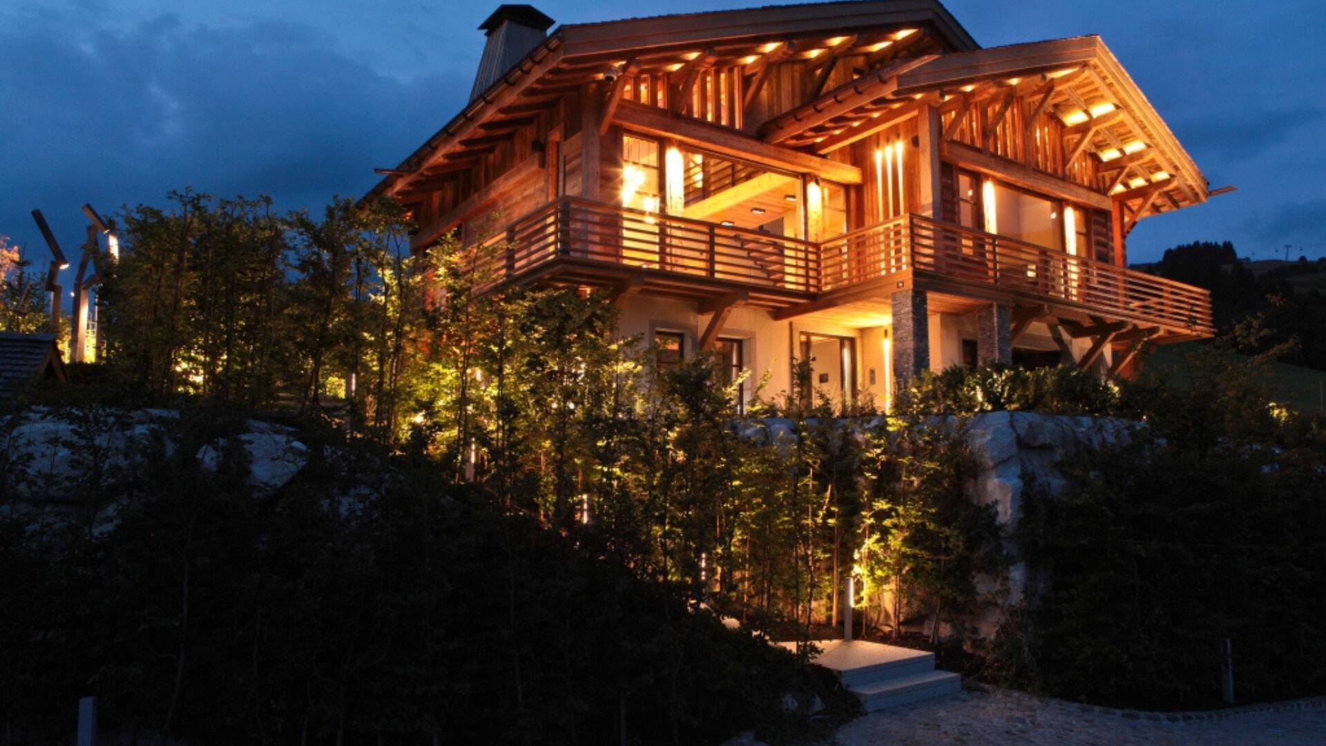 luxury ski resort Chalet Proust for weekly rentals in Megève, France