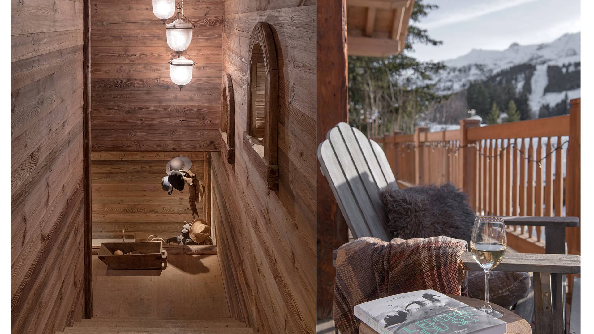 outdoor balcony with sitting area