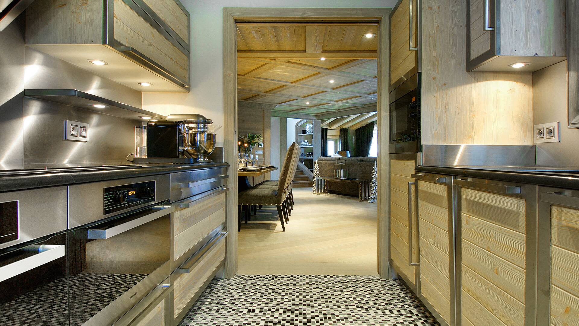 gourmet and modern kitchen