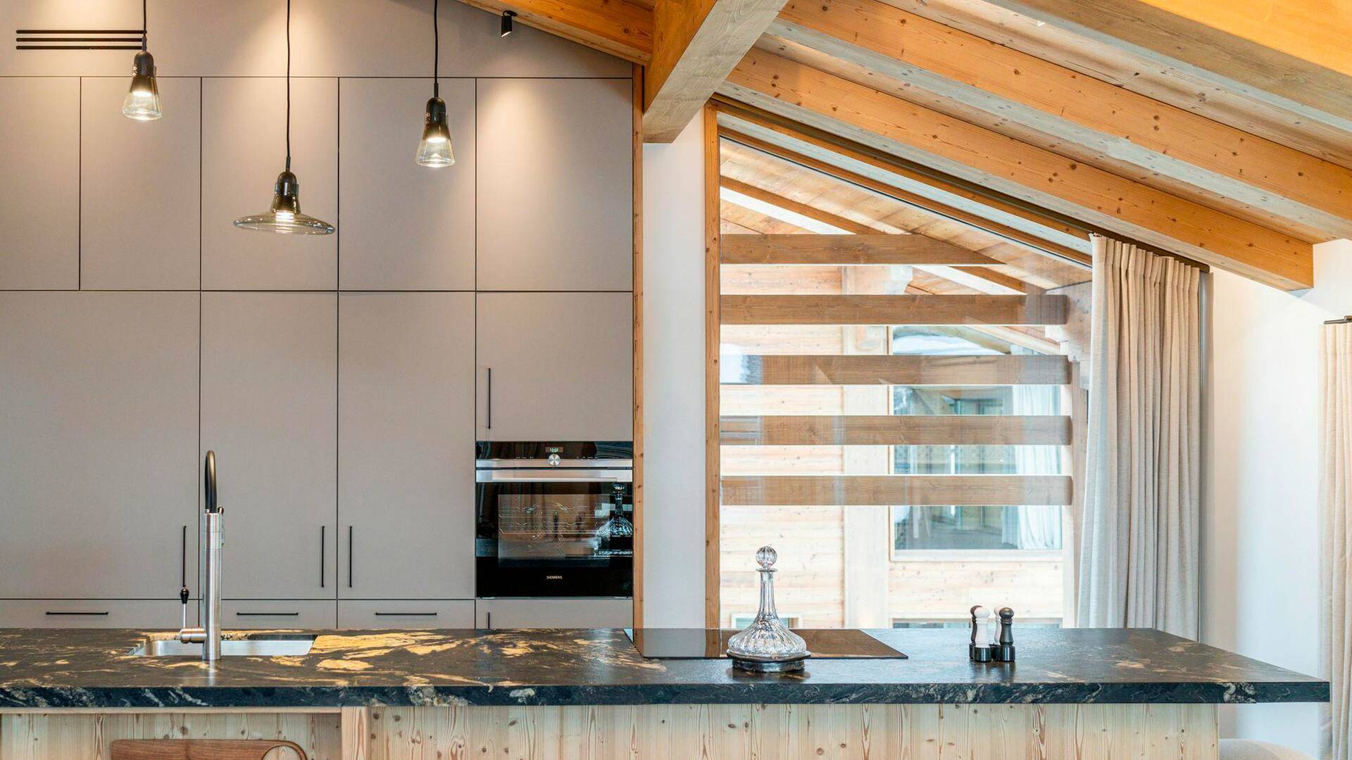 spacious kitchen