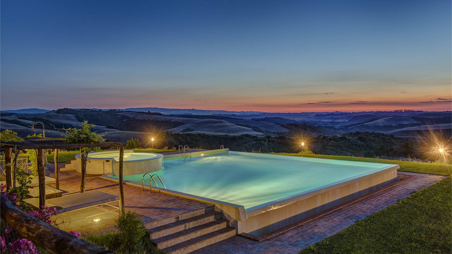 luxury villa Colle Sereno for rent in Tuscany