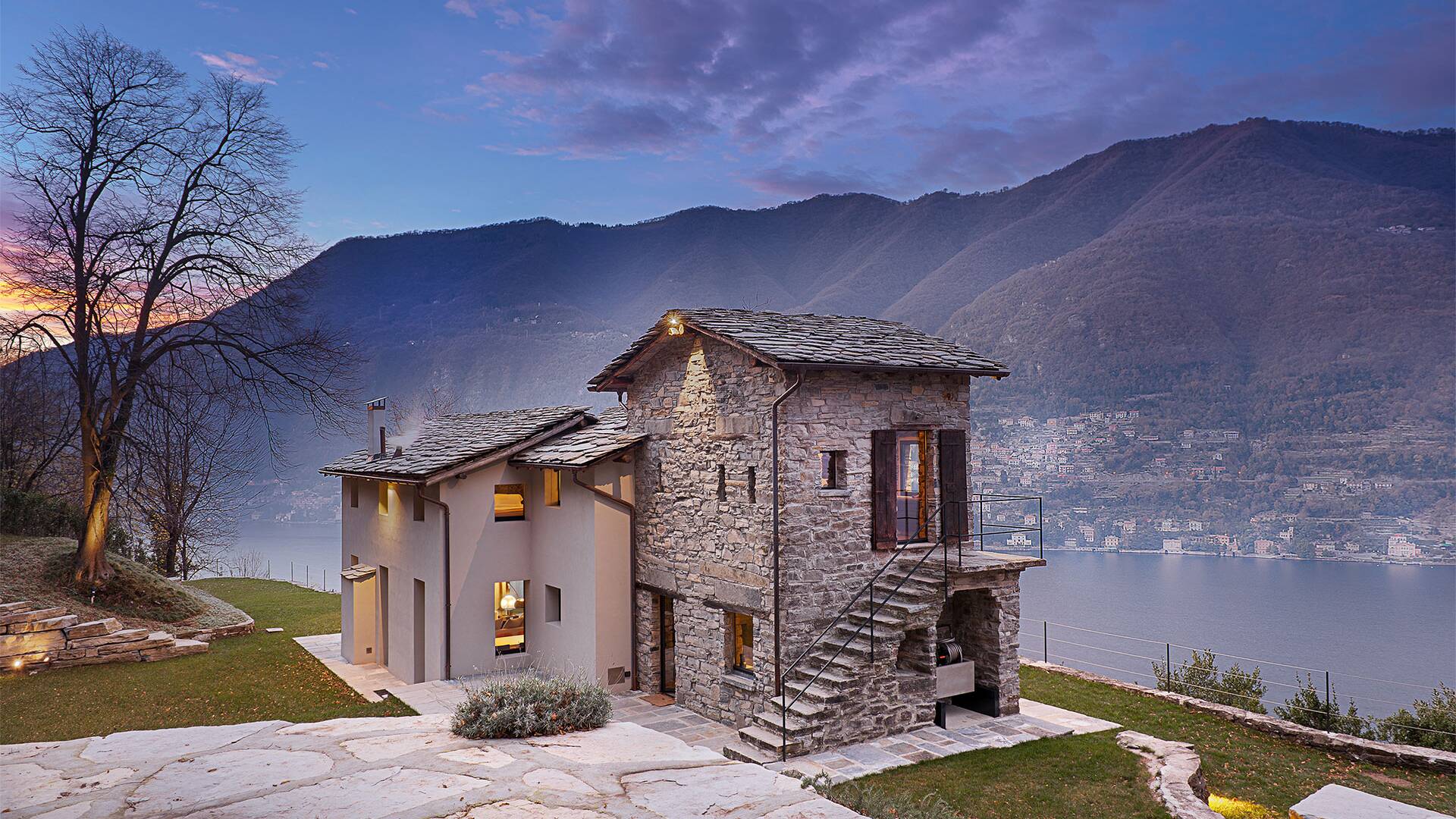 luxury vacation villa Felce for weekly rentals in Lake Como, Italy