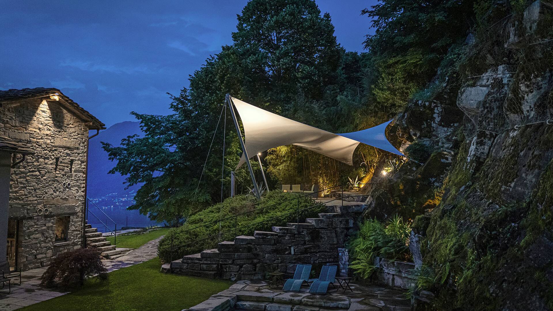 luxury vacation villa Felce for weekly rentals in Lake Como