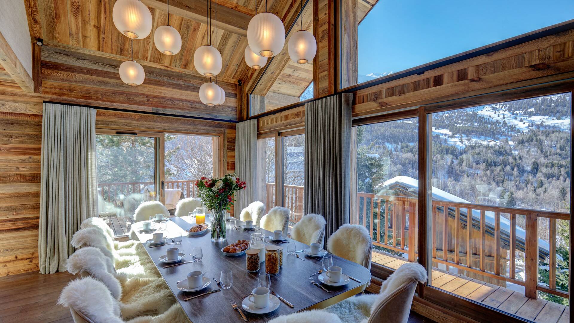 luxury ski resort Chalet Savoia for weekly alpine retreat, French alps