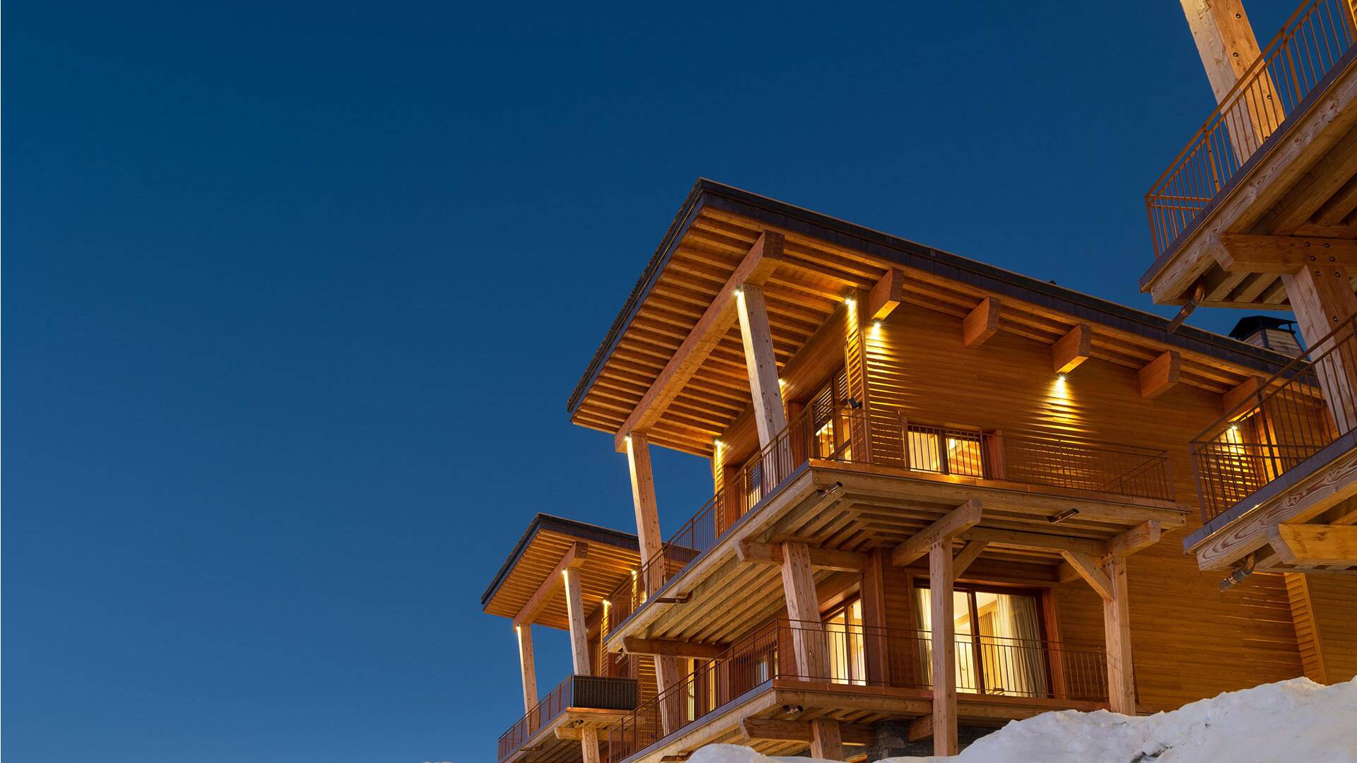 luxury ski resort Chalet Mille for vacation rentals in the French Alps