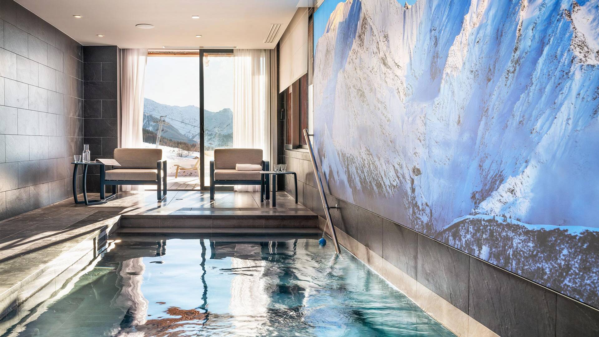 luxury indoor pool