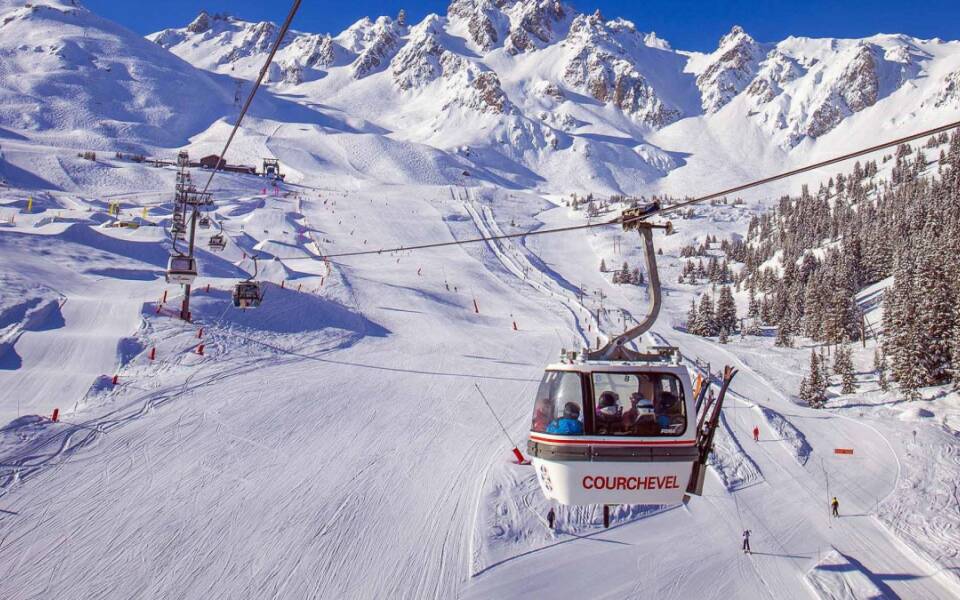 What is the most luxury ski resort in France?